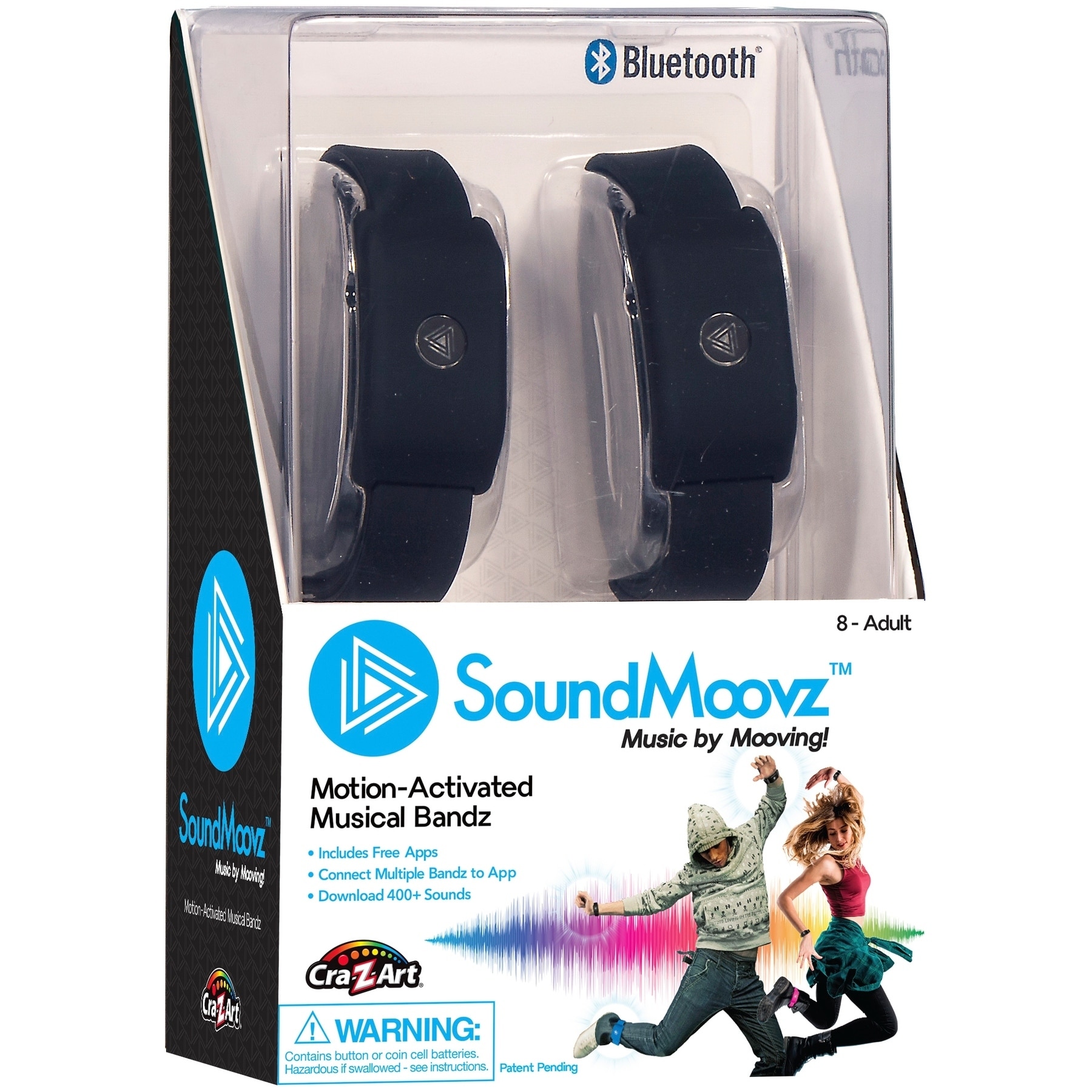 Cra-Z-Art SoundMoovz Musical Bandz, Motion-Activated