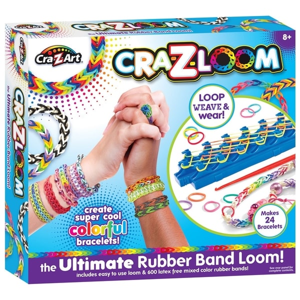 Cra-Z-Art Cra-Z-Loom Ultimate Rubber Band Bracelet Maker Kit - Bed Bath &  Beyond - 21019018