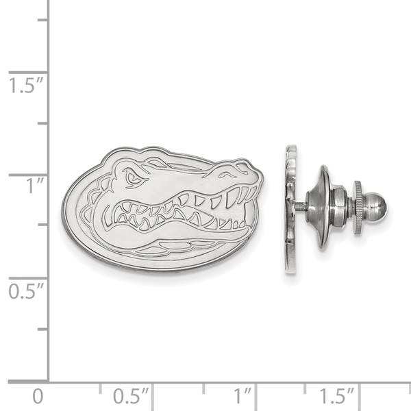Versil Sterling Silver LogoArt University of Florida Lapel Pin