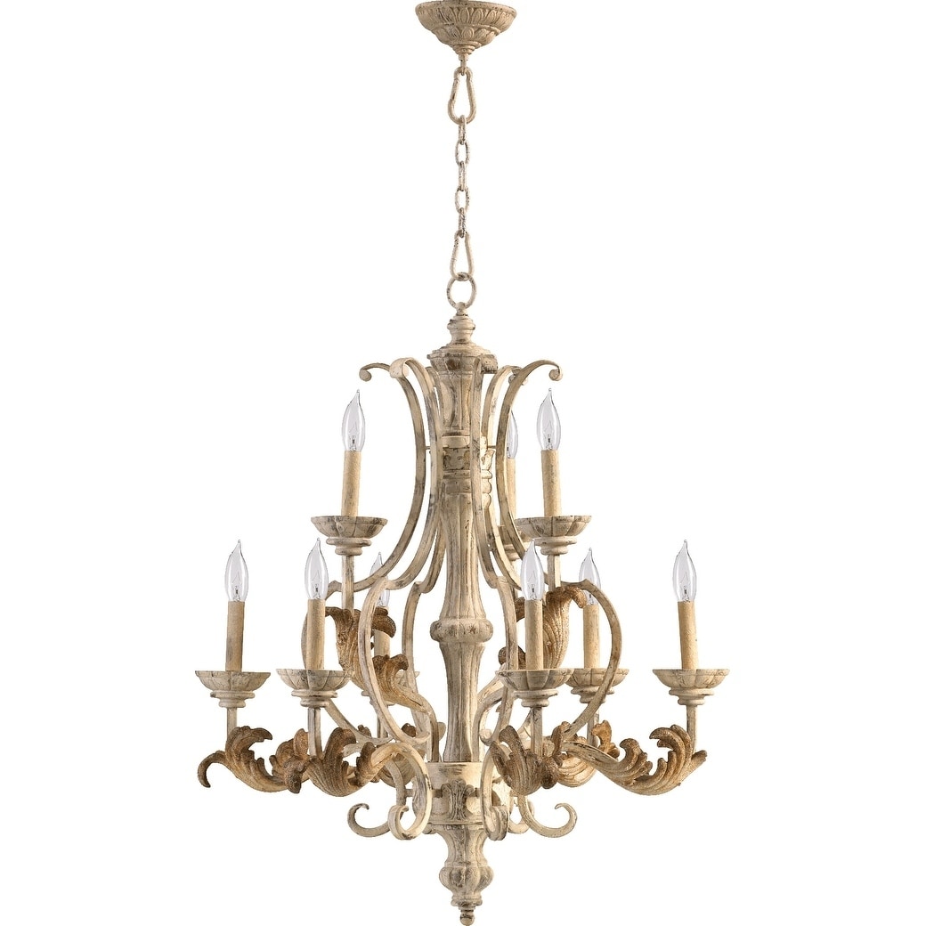 Florence Persian White 9-light Chandelier - Chandeliers For Bedrooms by Overstock.com