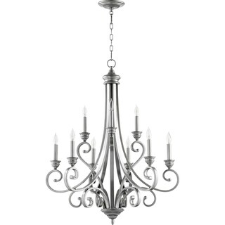 Bryant 9-light Chandelier (Nickel Finish/Silver Finish) - Chandeliers For Bedrooms by Overstock.com