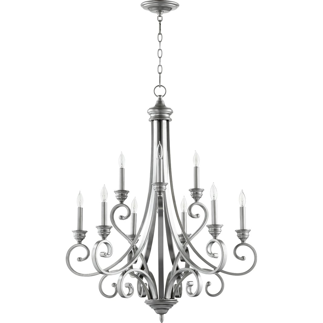 Bryant 9-light Chandelier (Silver Finish/Bronze Finish) - Chandeliers For Bedrooms by Overstock.com