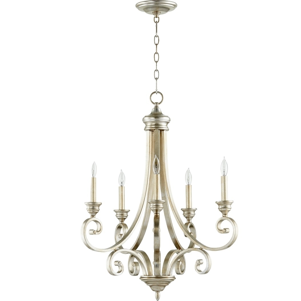 Bryant 5-light Chandelier (Silver Finish) - Chandeliers For Bedrooms by Overstock.com