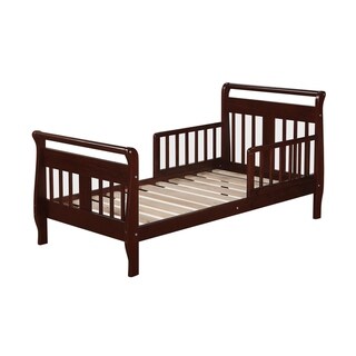 brown toddler bed