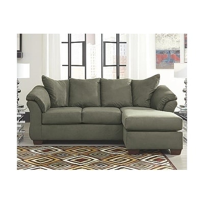 Signature Design By Ashley Darcy Contemporary Sage Sofa Chaise Signature Design By Ashley Darcy Contemporary Sage Sofa Chaise