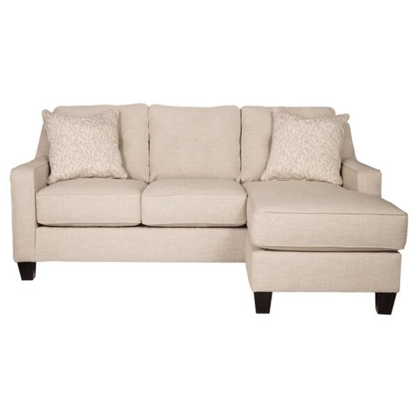 Shop Benchcraft By Ashley Aldie Sand Nuvella Chaise Sofa Shop Benchcraft By Ashley Aldie Sand Nuvella Chaise Sofa