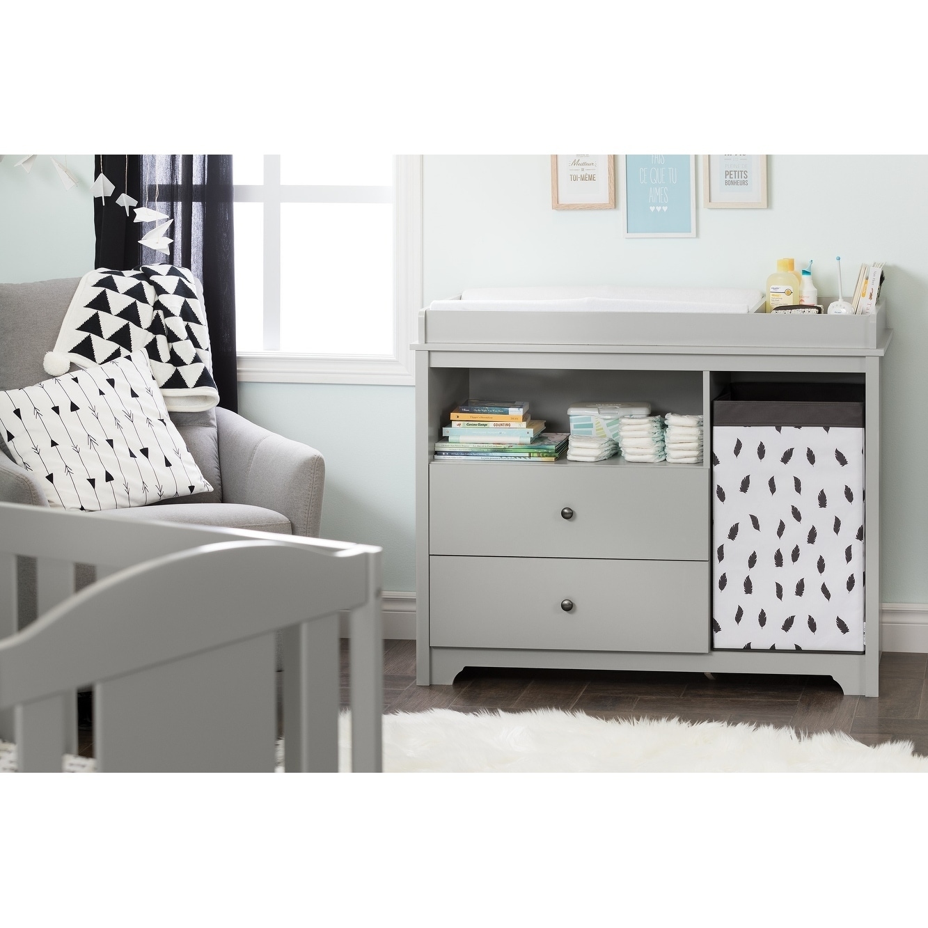 south shore vito changing table