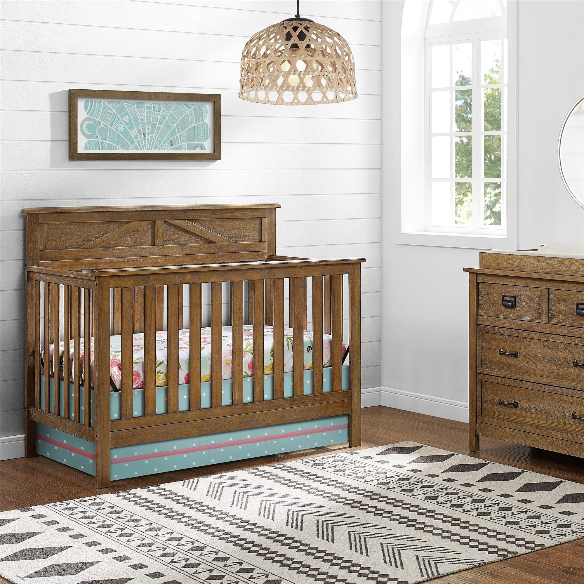 convertible crib with matching dresser