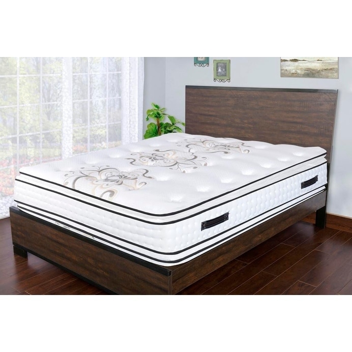 Shop Sleep Therapy Premium 17 5 Inch Memory Foam Pillow Top Double