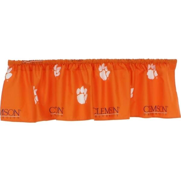 Shop Clemson Tigers 100 Cotton 84 X 15 Curtain Valance 1