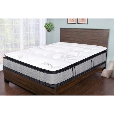 Sleep Therapy Natural Plush Double Sided Pillow-Top , Twin