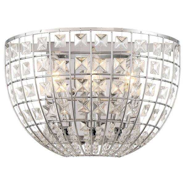 slide 1 of 3, Palermo Chrome Wall Sconce By Minka Lavery