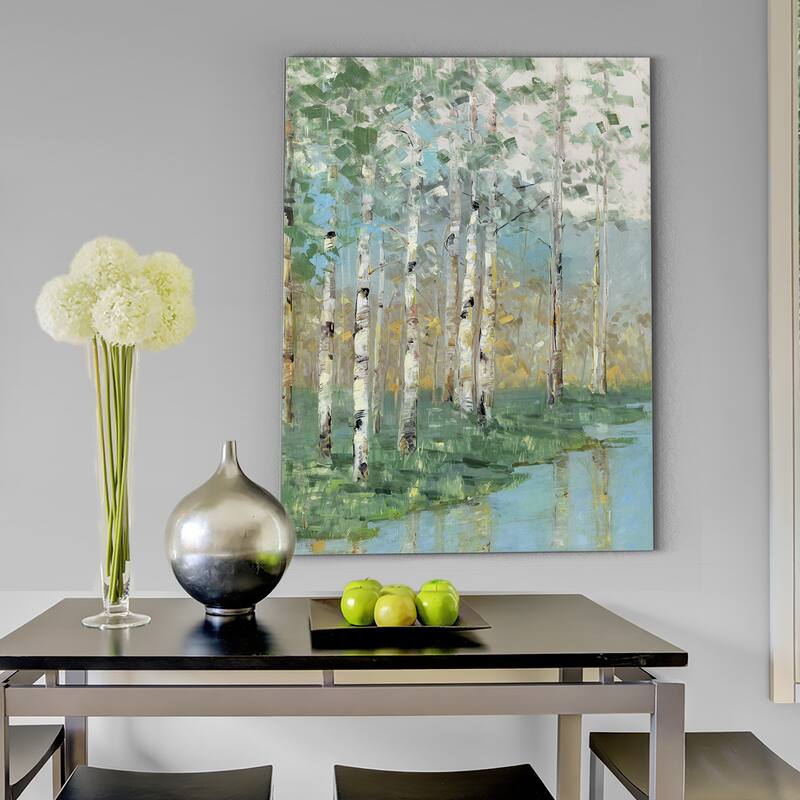 Birch Reflections I - Premium Gallery Wrapped Canvas