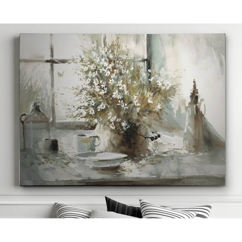 Daisy Still Life - Premium Gallery Wrapped Canvas