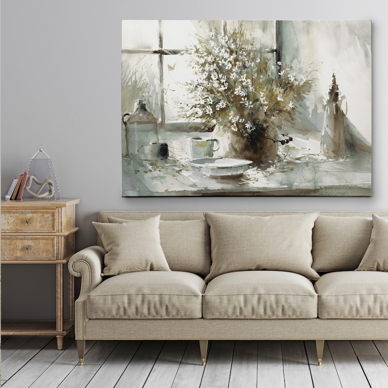 Daisy Still Life - Premium Gallery Wrapped Canvas