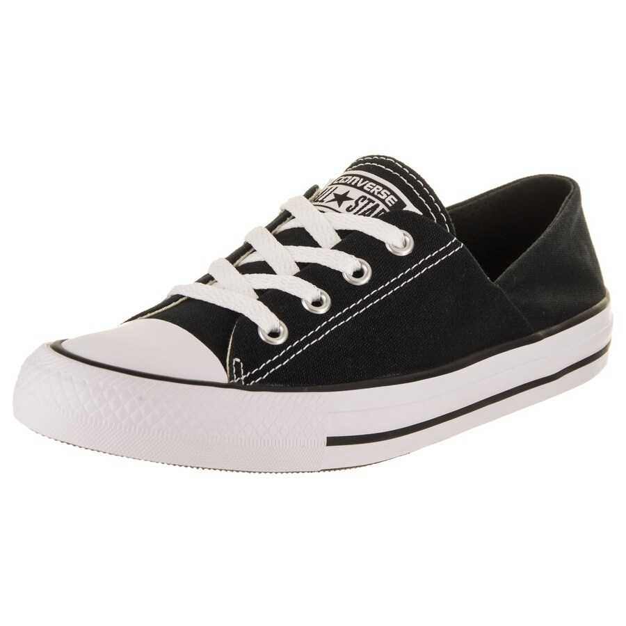 converse coral ox black