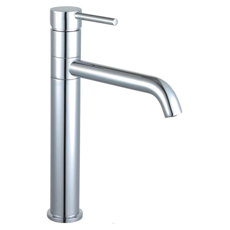 Kaia 12" Single Hole Vessel Sink Bathroom Faucet with Swivel Spout - Chrome Finish - Polished chrome