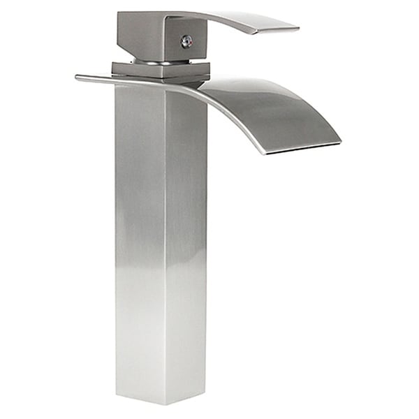 shop raina 10" single hole vessel sink bathroom faucet