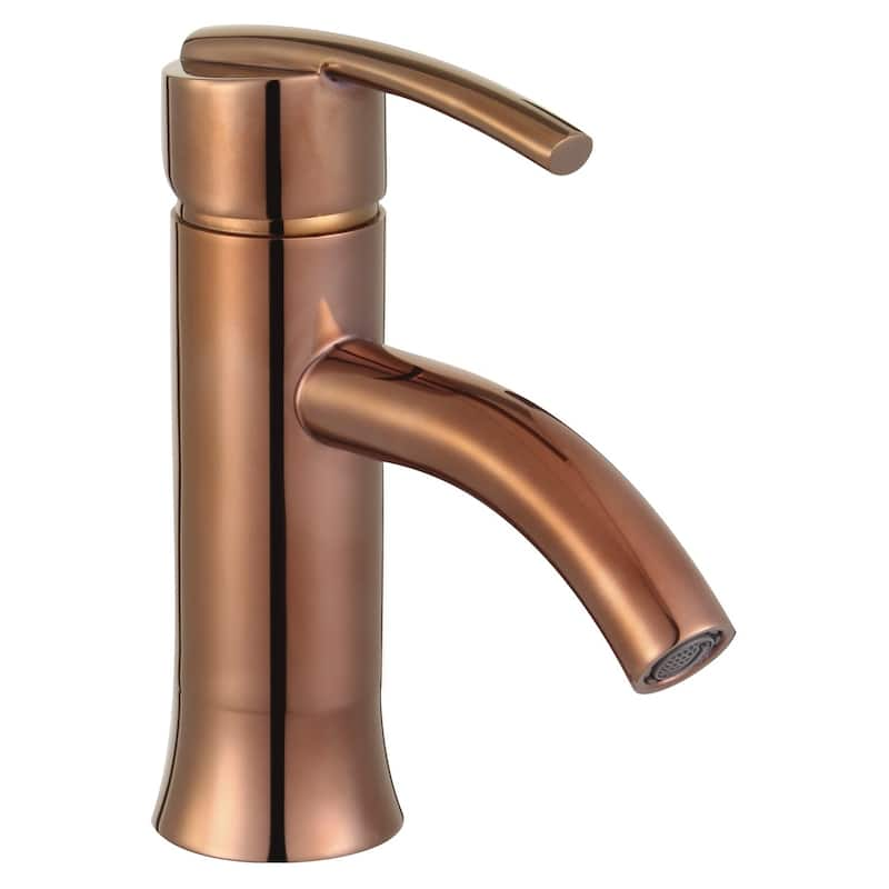 Waverly 7" Single Hole Bathroom Sink Faucet - polished rose gold