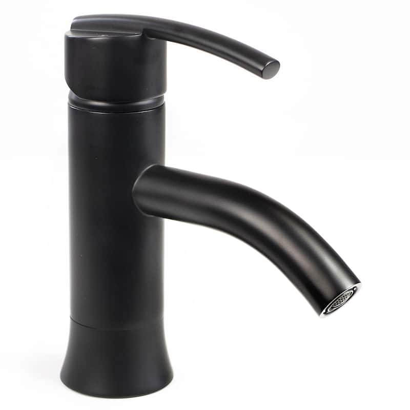 Waverly 7" Single Hole Bathroom Sink Faucet - Matte Black