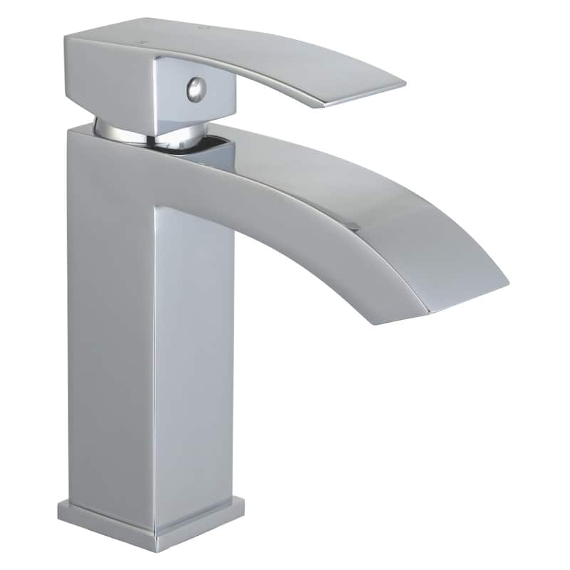 Marella 6" Single Hole Bathroom Sink Faucet - Chrome Finish - Polished chrome