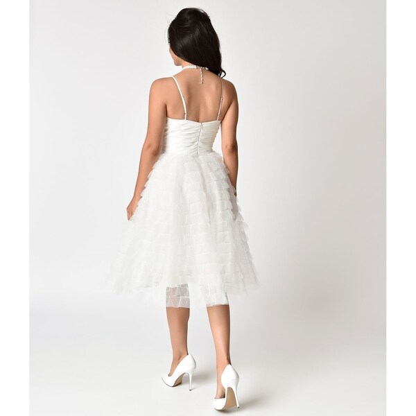 unique vintage white dress