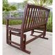 preview thumbnail 6 of 5, Roseland Acacia Hardwood Glider Bench by Havenside Home
