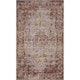 preview thumbnail 2 of 29, Nuloom Traditional Medallion Border Grey Rug 4' x 6' - Brown - Rectangle