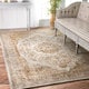 preview thumbnail 11 of 29, Nuloom Traditional Medallion Border Grey Rug
