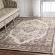 preview thumbnail 15 of 29, Nuloom Traditional Medallion Border Grey Rug