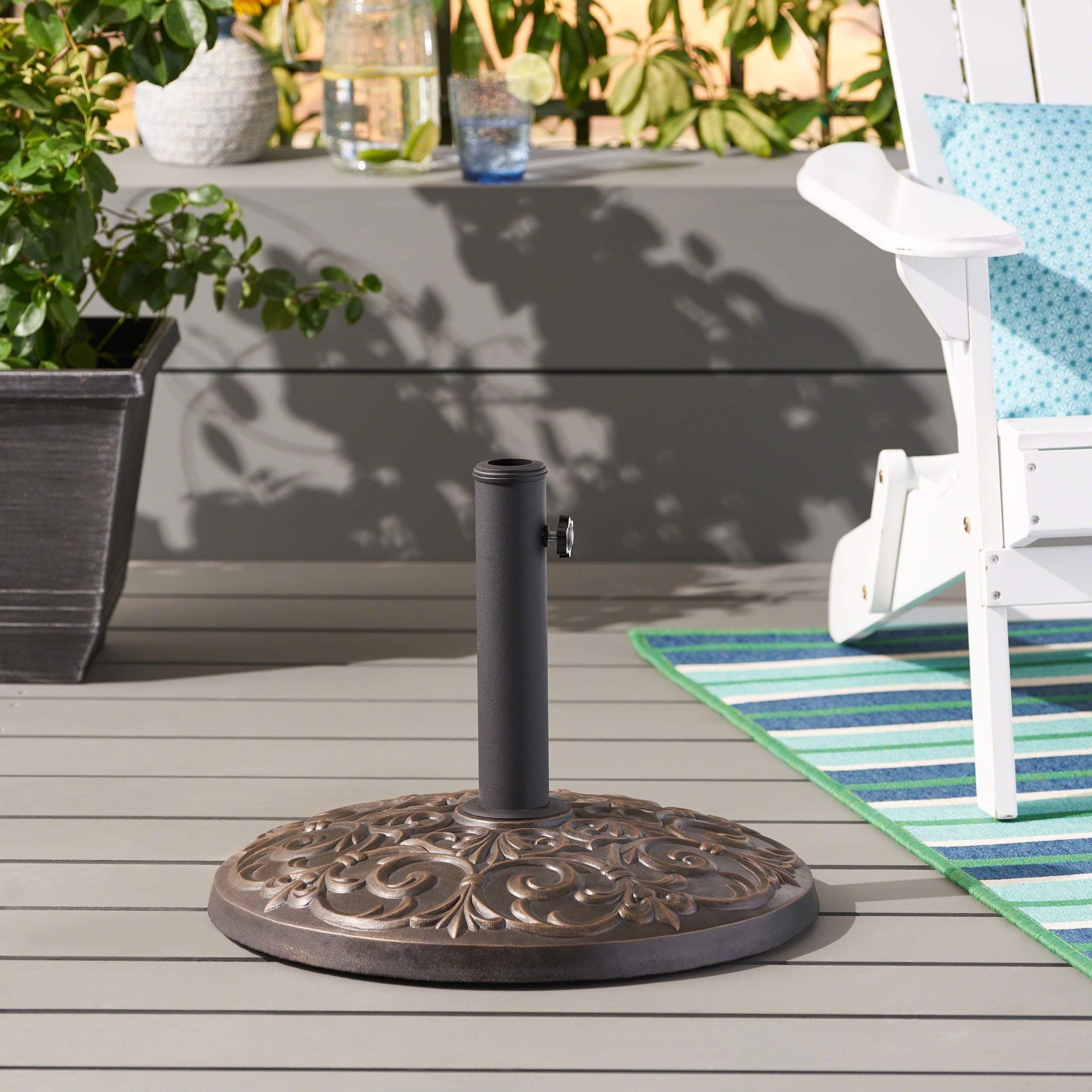 Buy Umbrella Bases Online at Overstock Our Best Patio Umbrellas