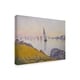 Paul Signac 'Evening Calm Concarneau Opus' Canvas Art - Multi-color ...