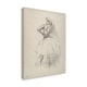 Edgar Degas 'Danseuse Debout Le Bras Droit Leve' Canvas Art - Multi ...