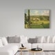 Camille Pissarro 'Paysage Aux Patis Pointoise' Canvas Art - Multi-color ...