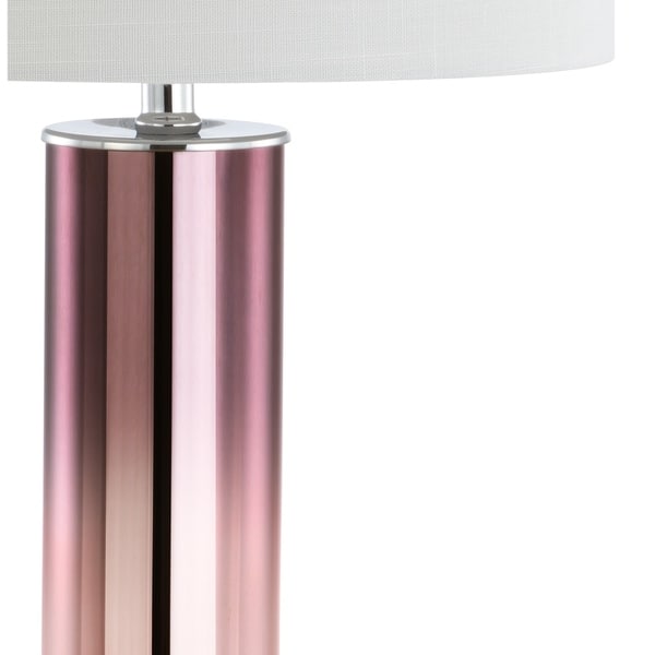 pink and rose gold table lamp