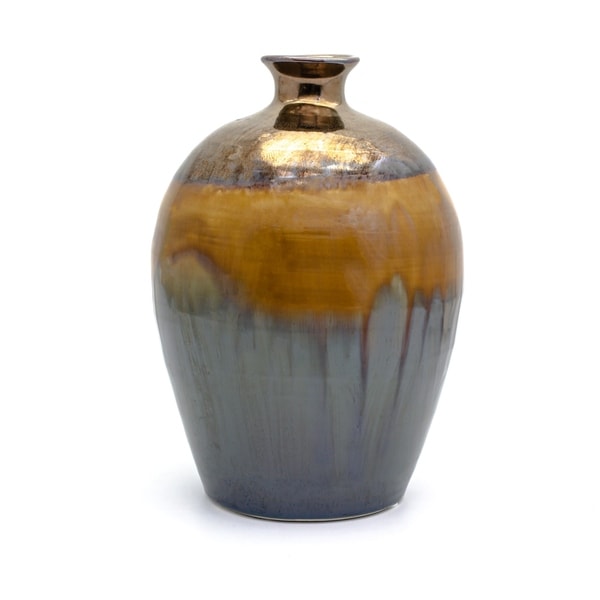 Claybarn Patina Sienna Rounded Vase