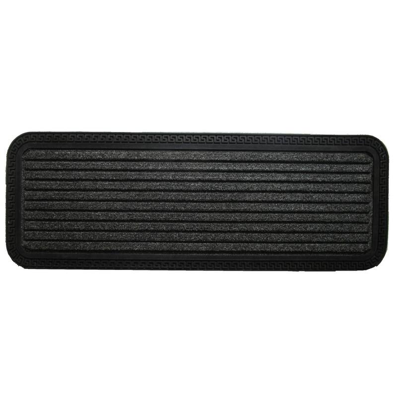 Gray Rubber Outdoor Step Mat
