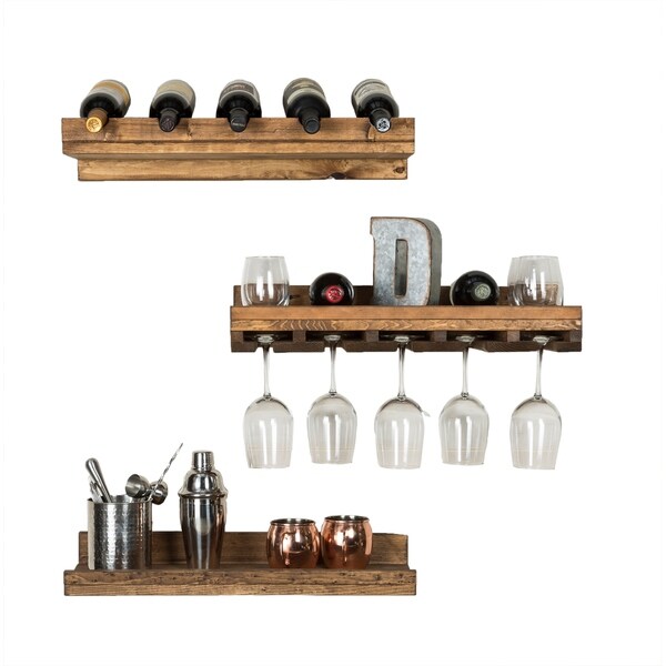 Del Hutson Designs Rustic Luxe Tiered Wine Set