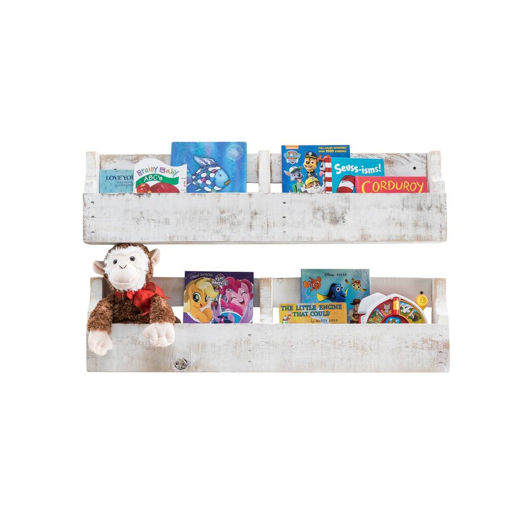 Handmade Reclaimed Pallet Shelf, Set of 2