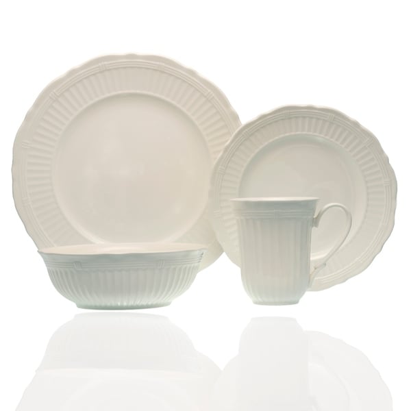 Red Vanilla Tuscan Villa 16pc Dinner Set w/ Coupe Bowl. Opens flyout.
