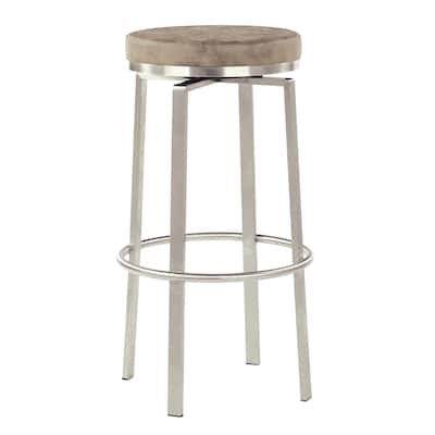 Katy 30 inch Fabricated Swivel Bar Stool with Steel Base, 2-Pack
