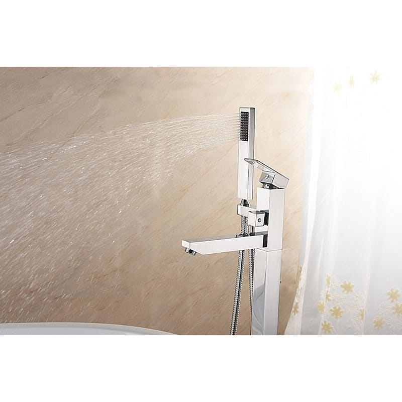 SevenFalls 8010 Freestanding Bathtub Faucet with Hand Shower