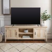 The Gray Barn Wind Gap 70" TV Console with Side Beadboard Doors - 70 x 16 x 24h
