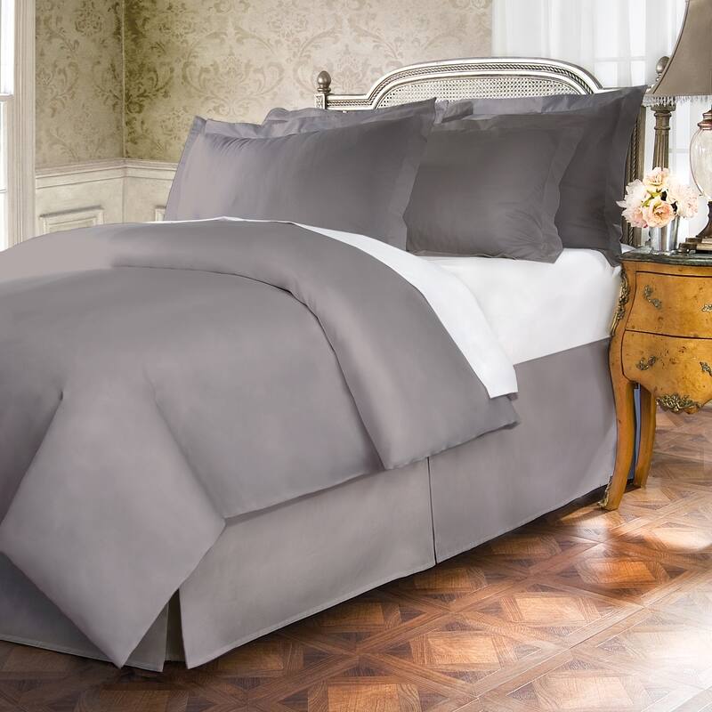 400 Thread Count 100 Percent Cotton 15-inch Drop Bed Skirt
