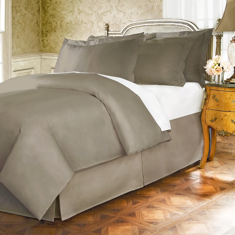 400 Thread Count 100 Percent Cotton 15-inch Drop Bed Skirt