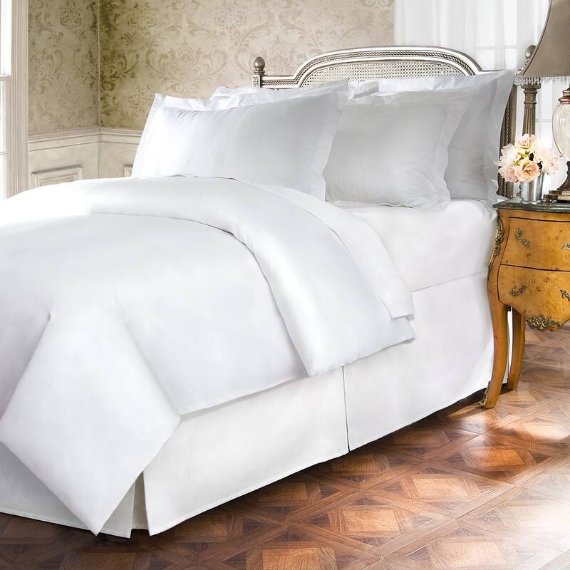 400 Thread Count 100 Percent Cotton 15-inch Drop Bed Skirt