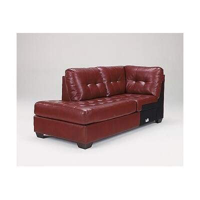 Signature Design by Ashley, Alliston DuraBlend Contemporary Salsa Left Arm Facing Corner Chaise