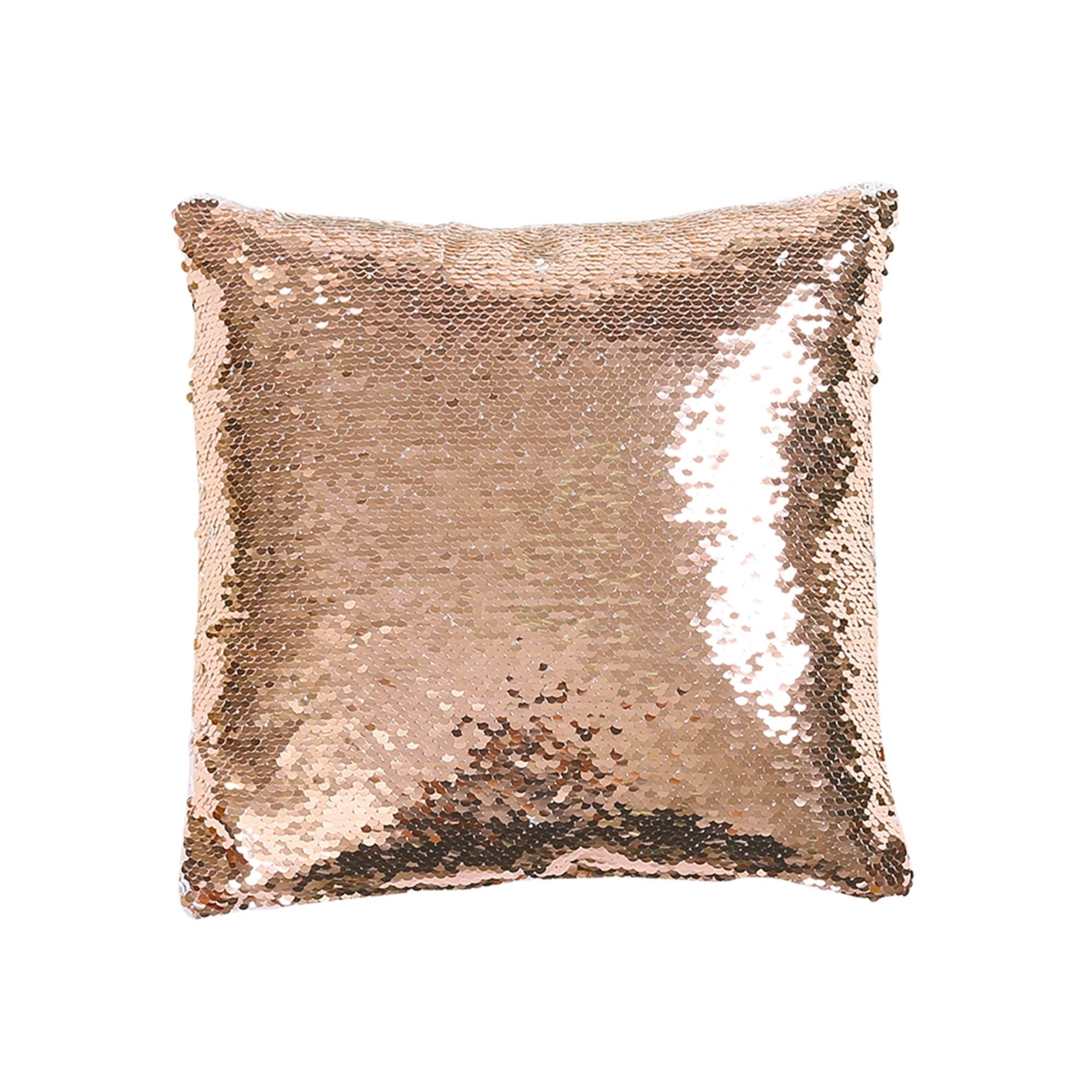 Lush Decor Mermaid Sequins Decorative Throw Pillow Blush 16 X 16