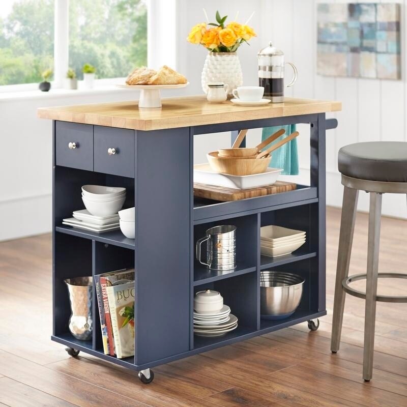 Angelo Home Boston Kitchen Island Cart Angelo Home Boston Kitchen Island Cart