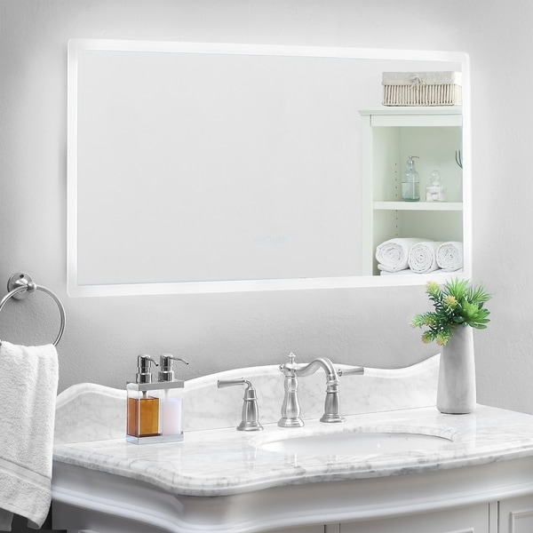 anti fog bluetooth bathroom mirror